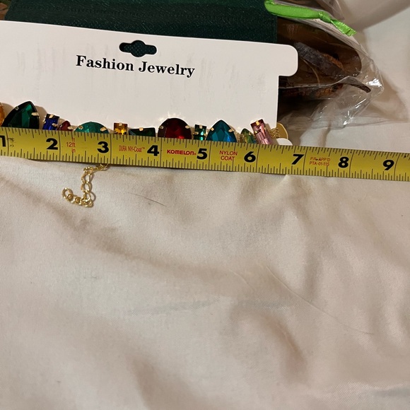 🌟⭐️💥JEAIRTS Rhinestone Choker Necklace Sparkly Crystal Choker Statement necklace - Picture 3 of 4